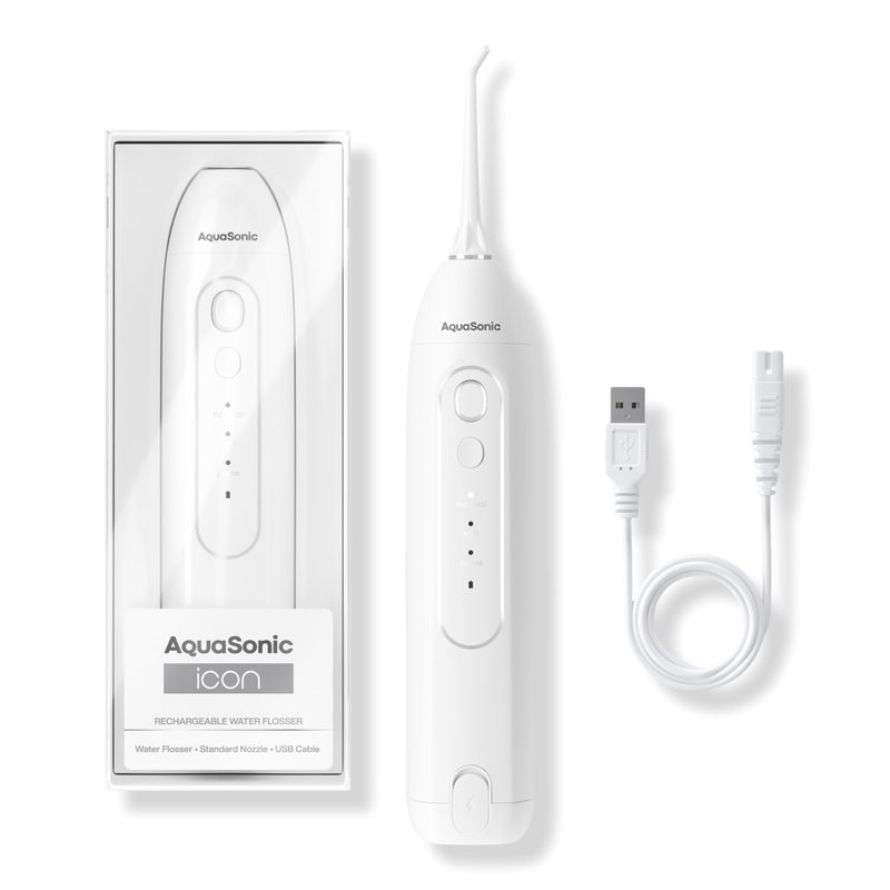 Icon Rechargeable Water Flosser - White
