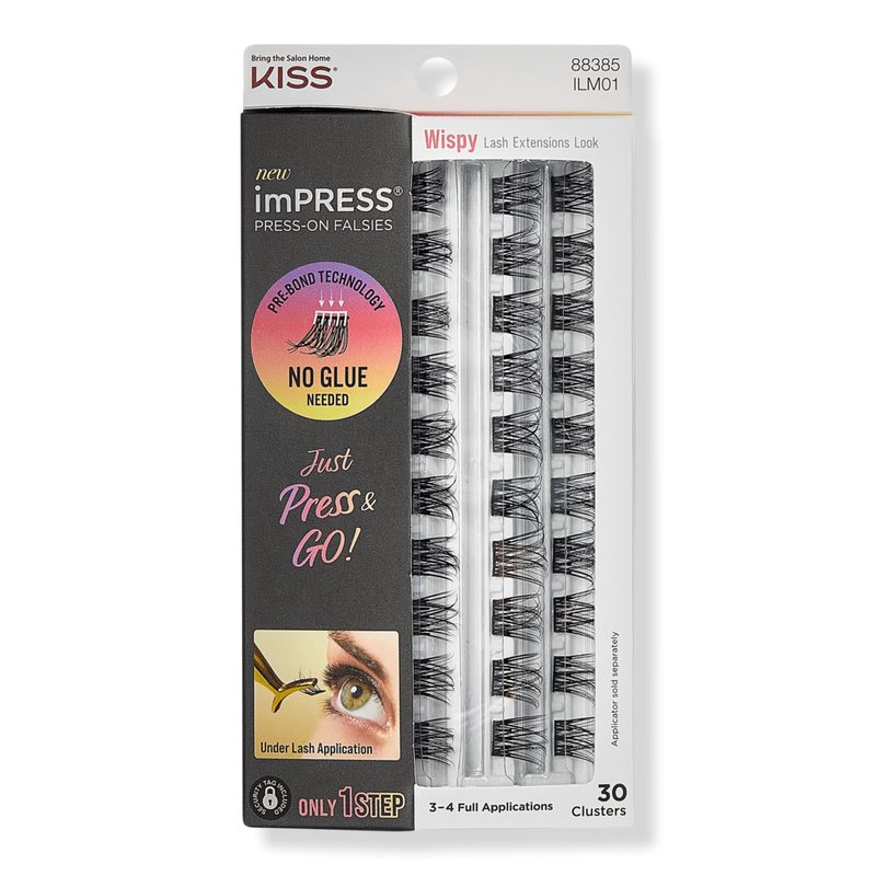 Impress Falsies Pre-Glued Lash Clusters Multipack, Wispy