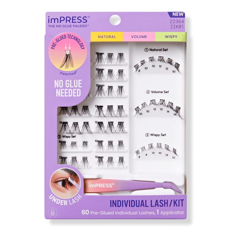 imPRESS Individual Pre-Glued Lash Clusters Kit