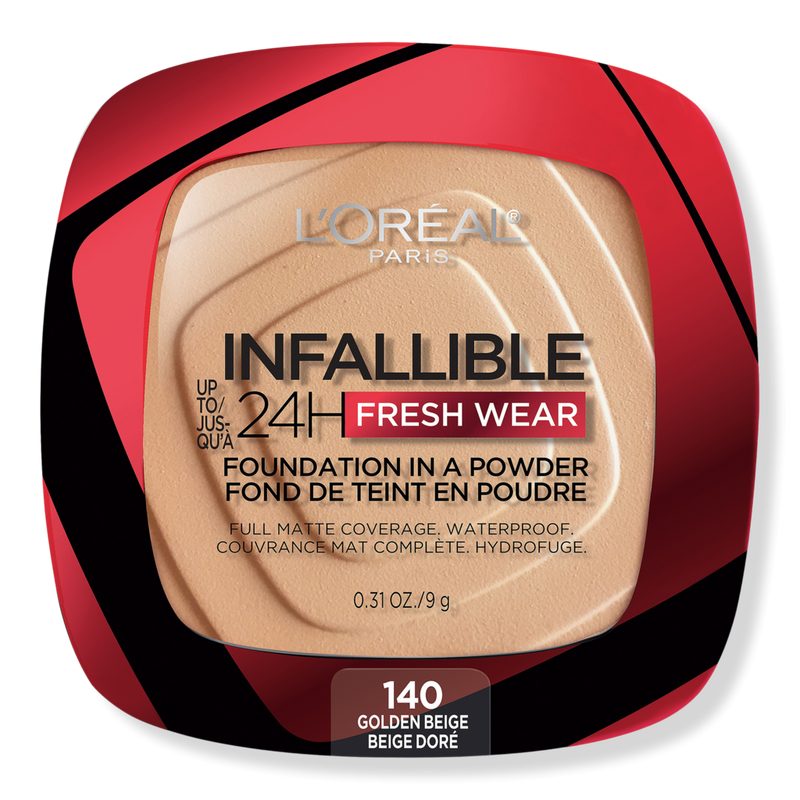Infallible 24H Fresh Wear Foundation In A Powder - 140 Golden Beige