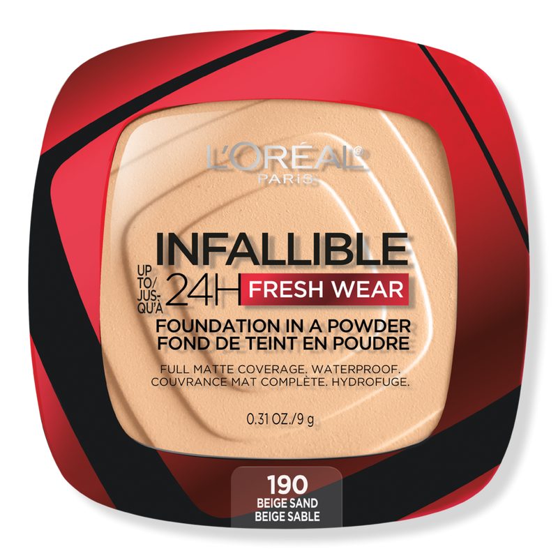 Infallible 24H Fresh Wear Foundation In A Powder - 190 Beige Sand