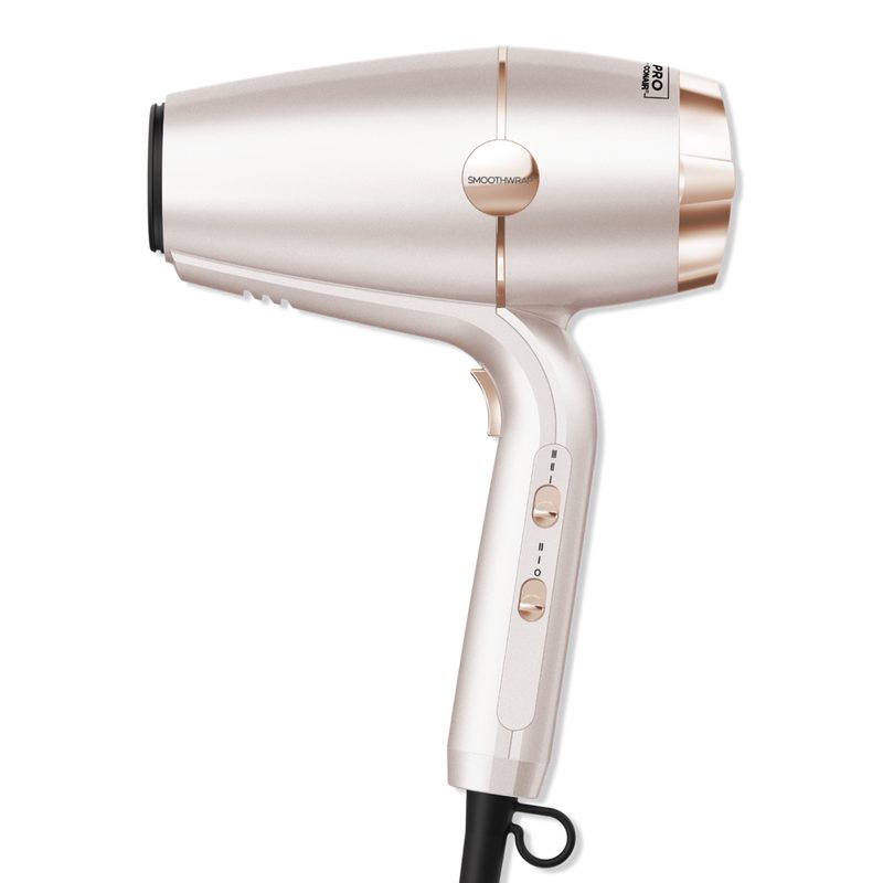 InfinitiPRO By Conair SmoothWrap Hair Dryer with Dual Ion Therapy - Light Pink Metallic