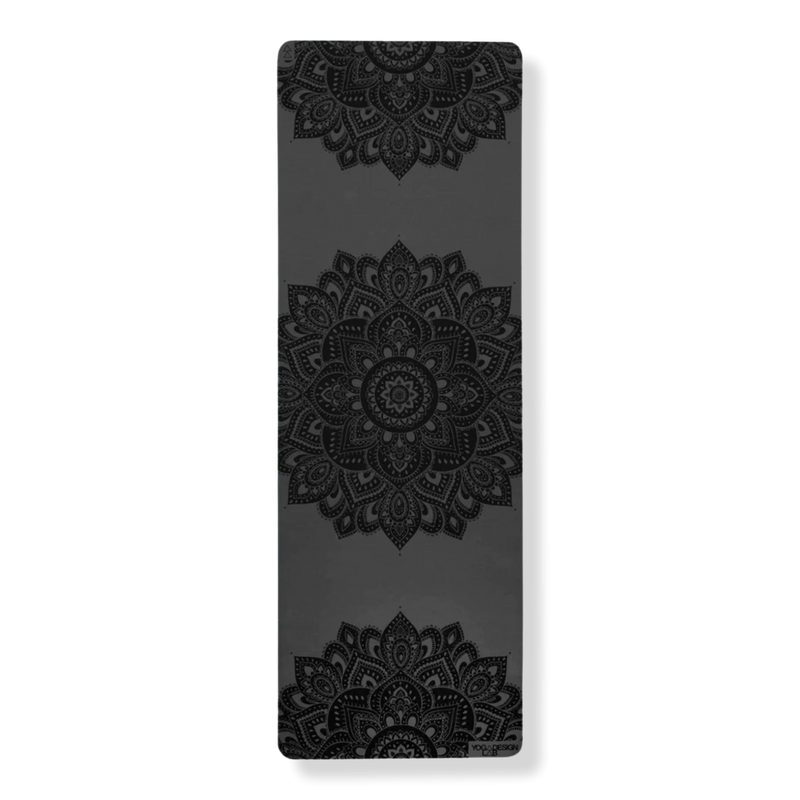 Infinity Yoga Mat - Mandala Charcoal