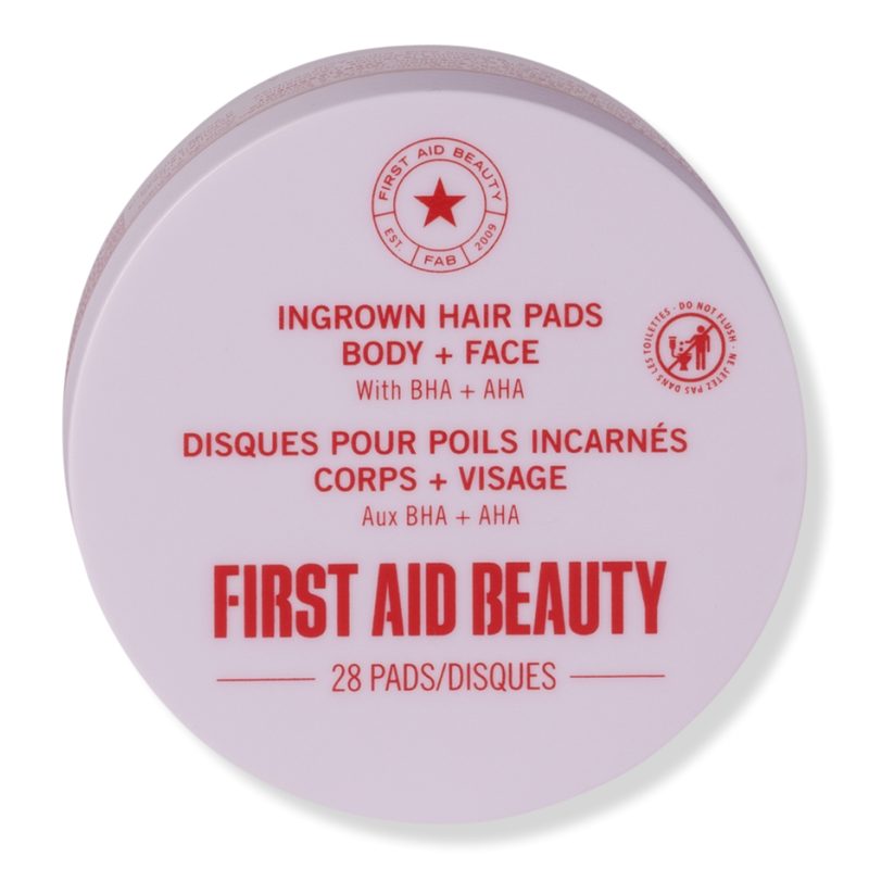 Ingrown Hair Pads with BHA + AHA - 28 ct