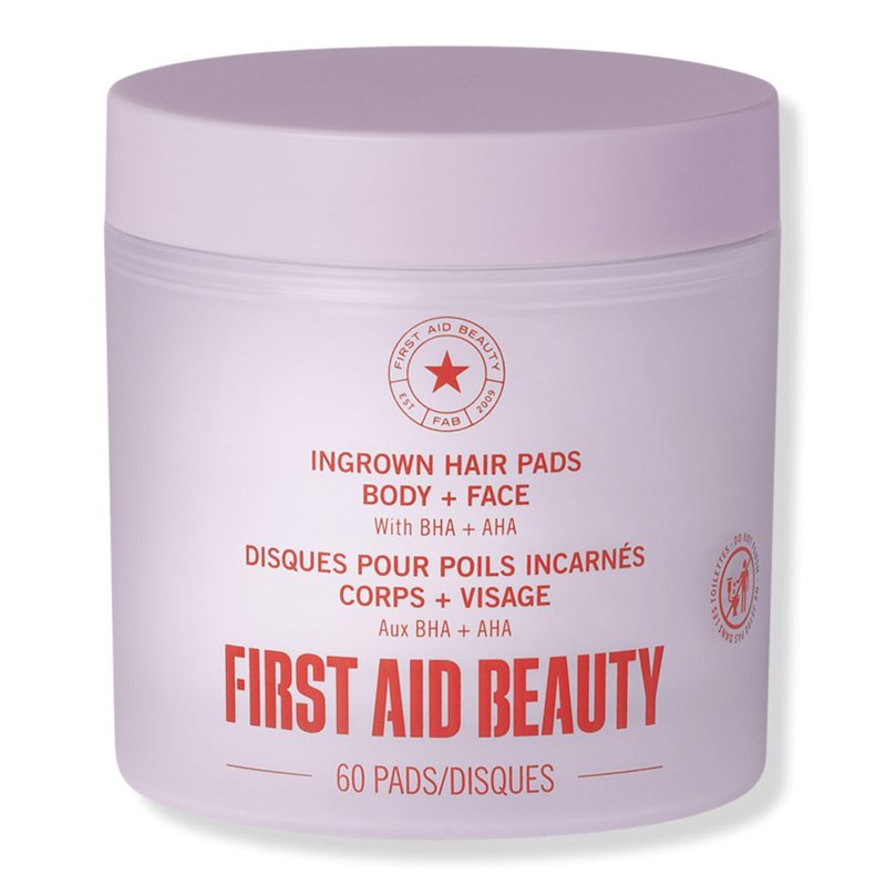 Ingrown Hair Pads with BHA + AHA - 60 ct