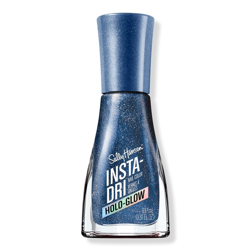 Insta-Dri Nail Polish, Blues/Greens - Holo-back