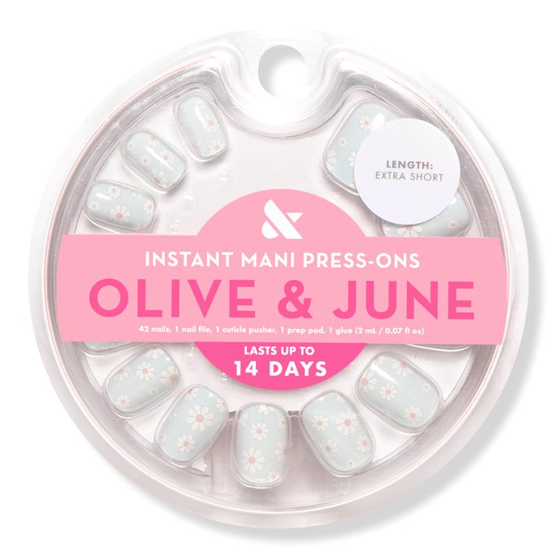 Instant Mani Press-On Nails Flower Shower