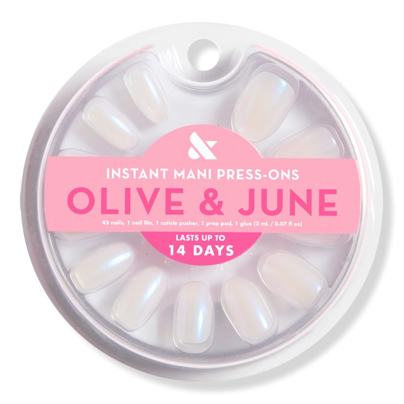 Instant Mani Press-On Nails Pink Goldfish