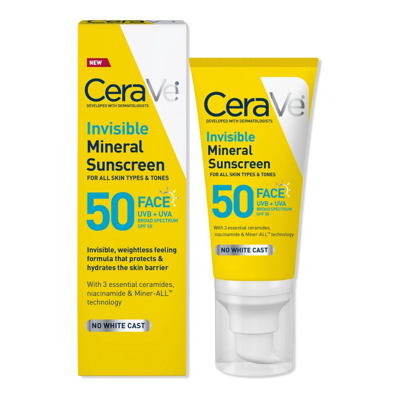 Invisible Mineral Sunscreen SPF 50 Face