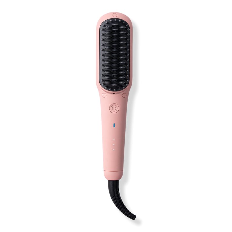 Ionic Mini Hair Straightening Brushes - Pink