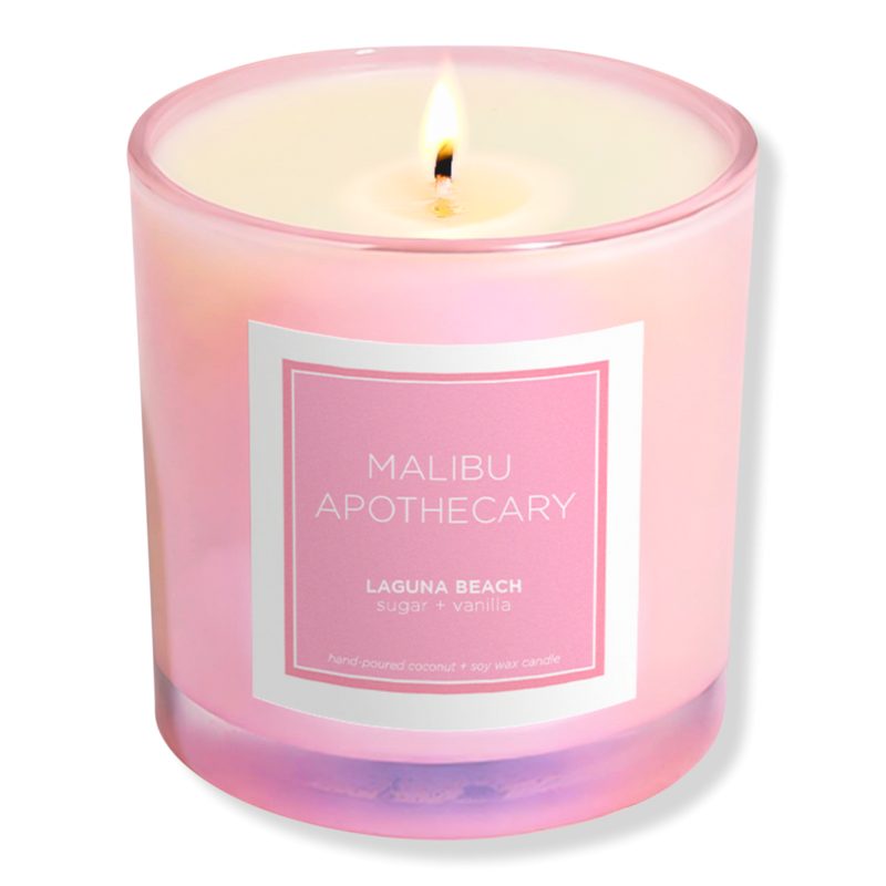 Iridescent Pink Candle - LAGUNA BEACH