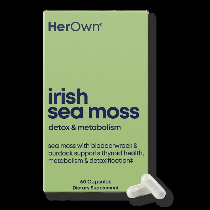 Irish Sea Moss Capsules: Detox and Metabolism Support - 60 ct