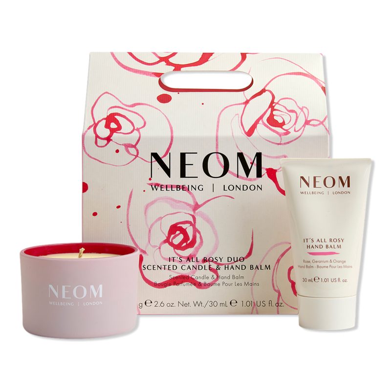 It's All Rosy Scented Candle and Hand Balm Duo