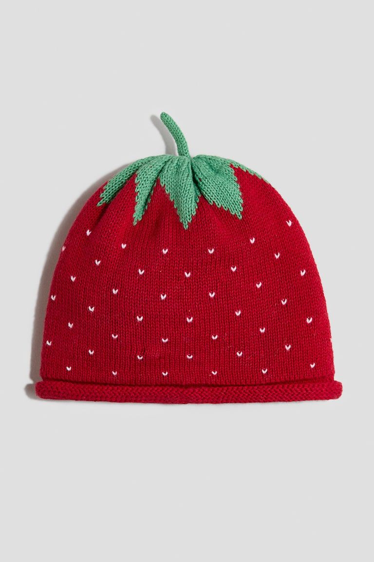 Jacquard-Knit Beanie