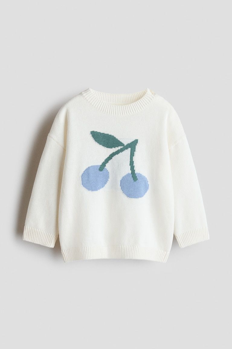 Jacquard-Knit Sweater