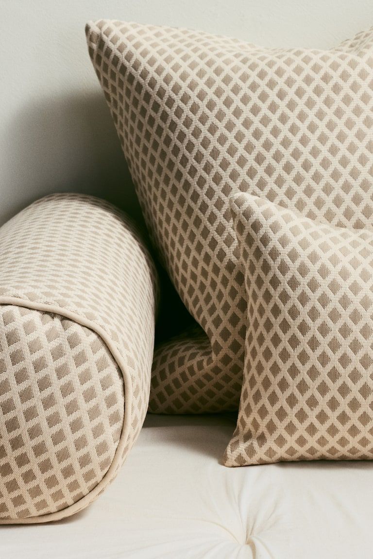 Jacquard-Weave Outdoor Bolster