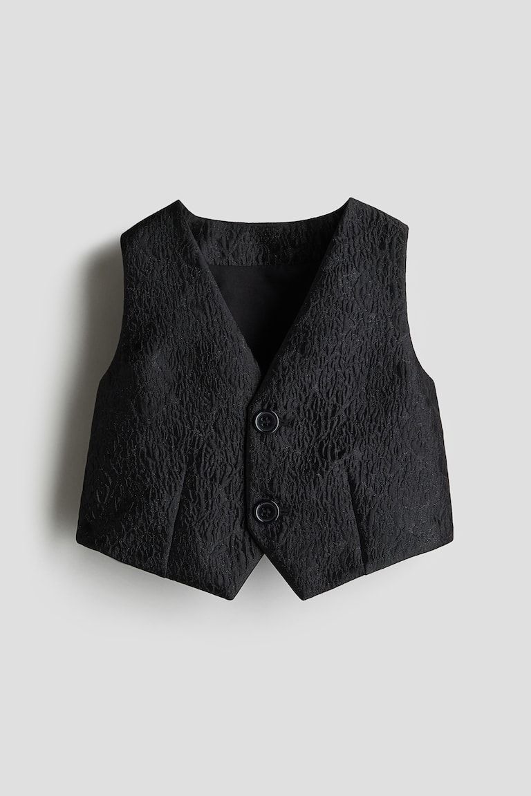 Jacquard-Weave Vest