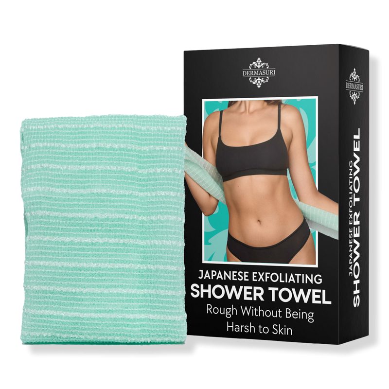 Japanese Exfoliating Shower Towel Washcloth - Mint