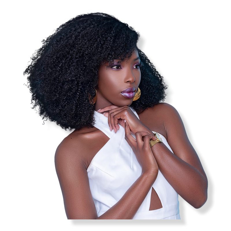 Jasmine Coil Afro Kinky Curly Human Hair Clip Ins Extensions - 20"