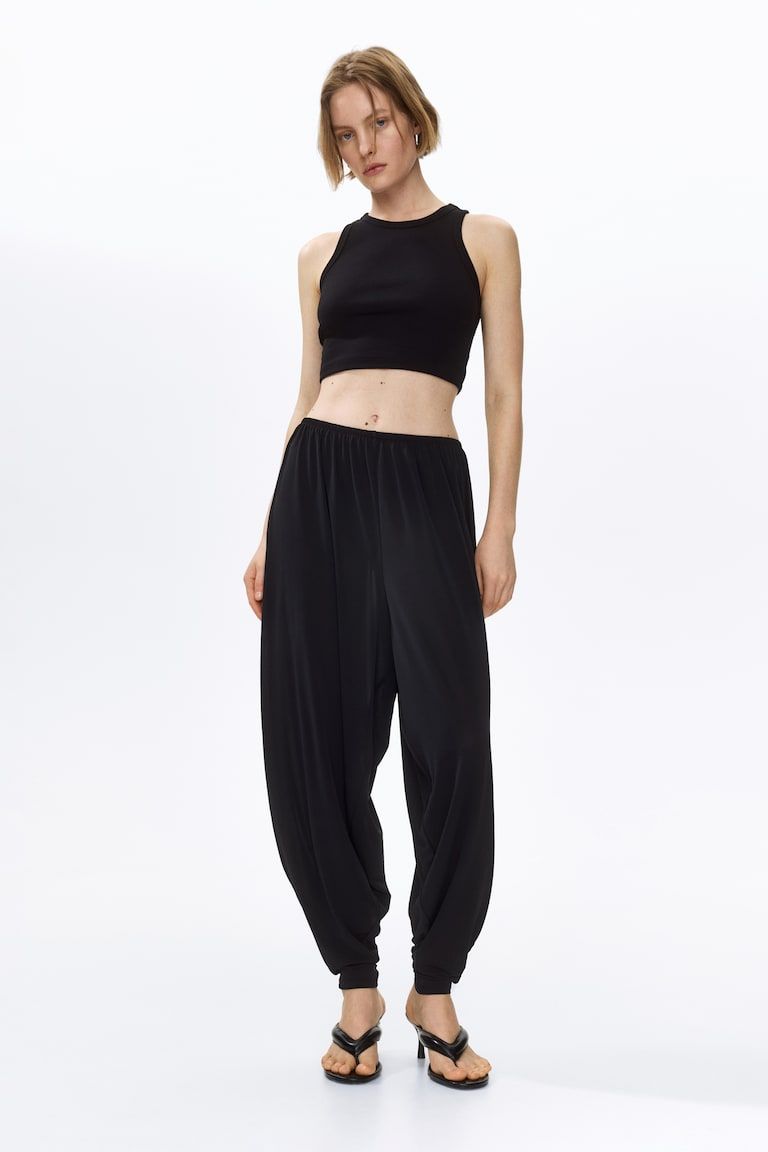 Jersey barrel trousers