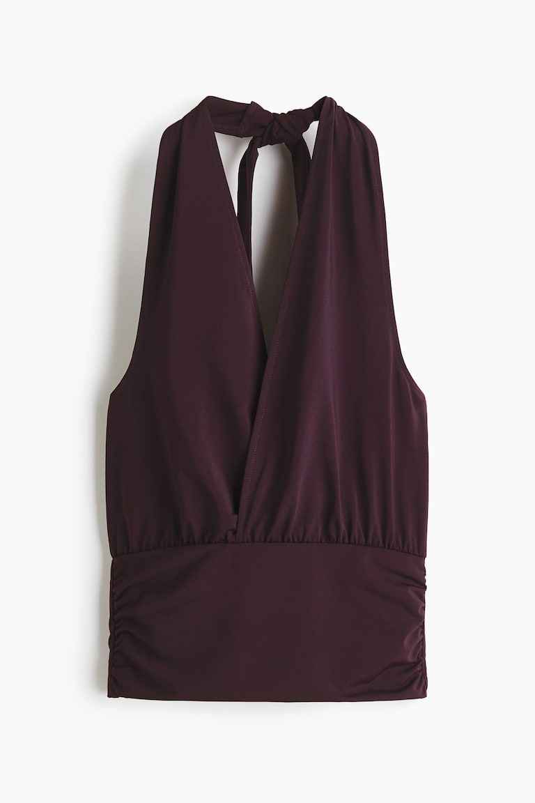 Jersey Halterneck Top