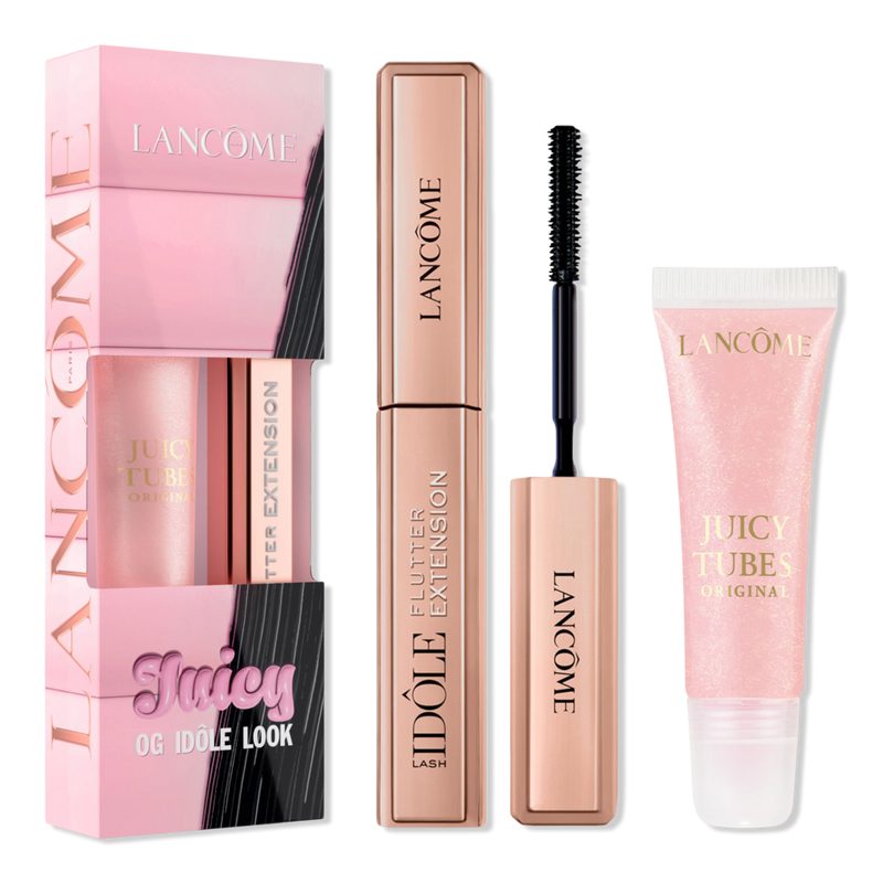 Juicy Tubes Lip Gloss & Lash Idôle Flutter Extension Mascara Duo