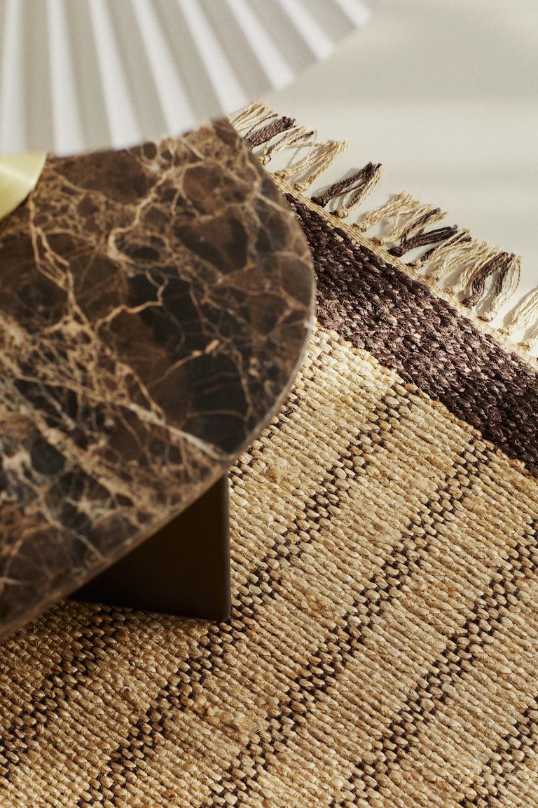 Jute Rug with Fringe