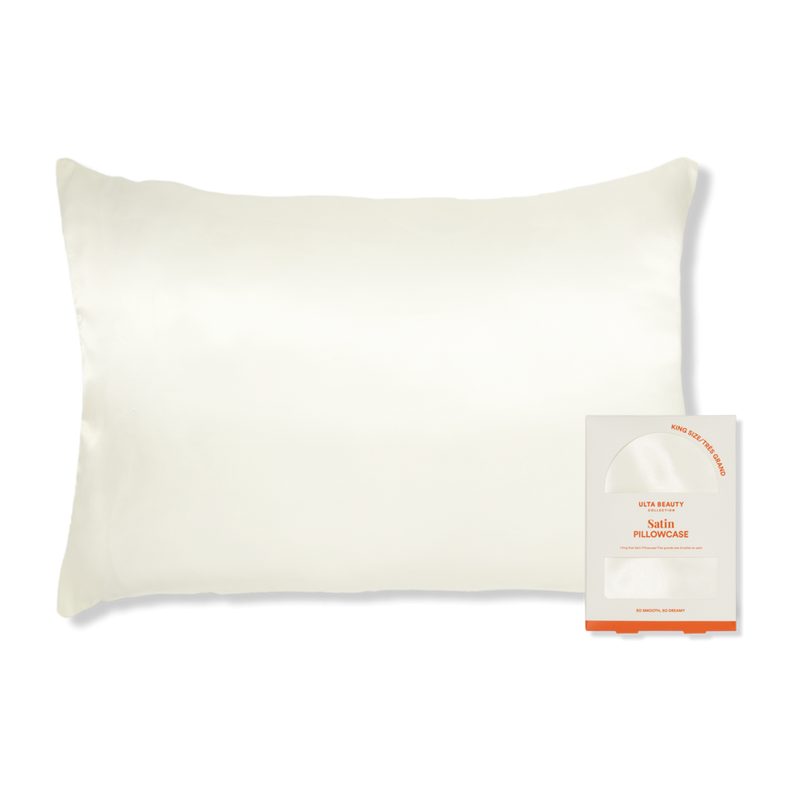 King Satin Pillowcase - Cream