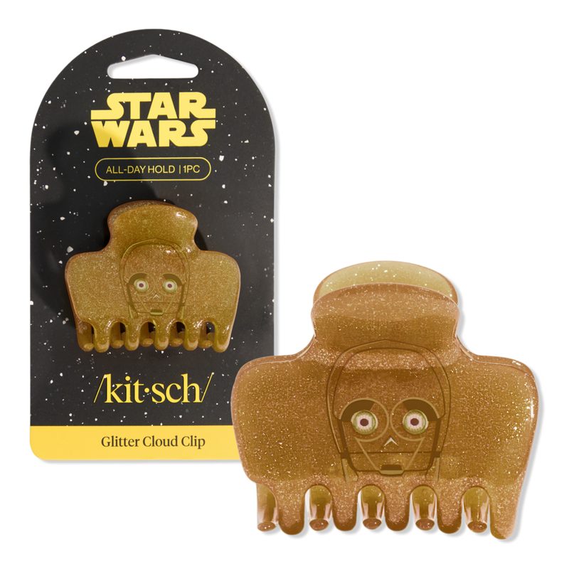 Kitsch x Star Wars Glitter Cloud Clip - C-3PO