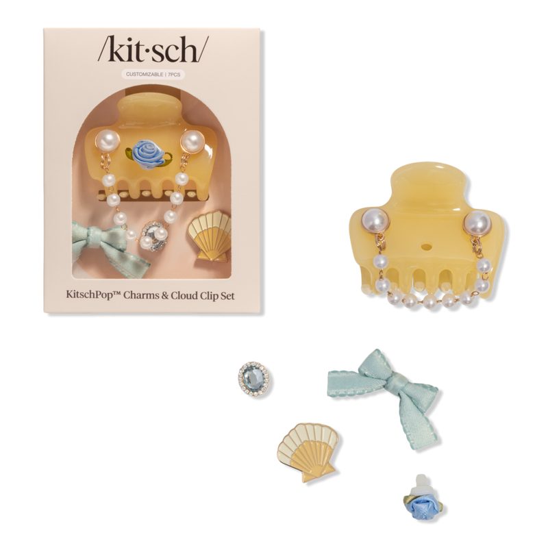 KitschPop Cloud Clip Set Coastal Cottage - Butter Yellow