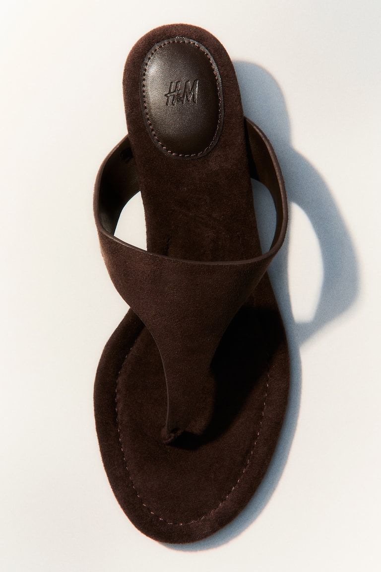 Kitten-Heeled Sandals