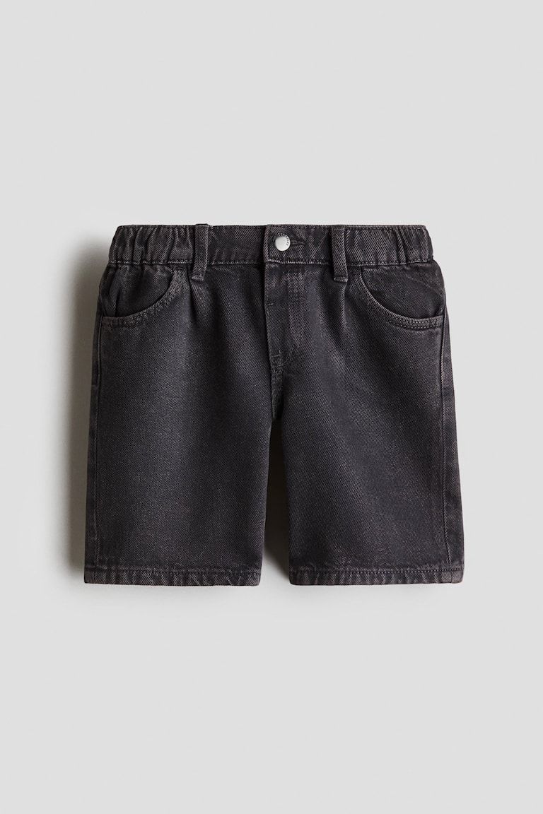 Knee-length Denim Shorts