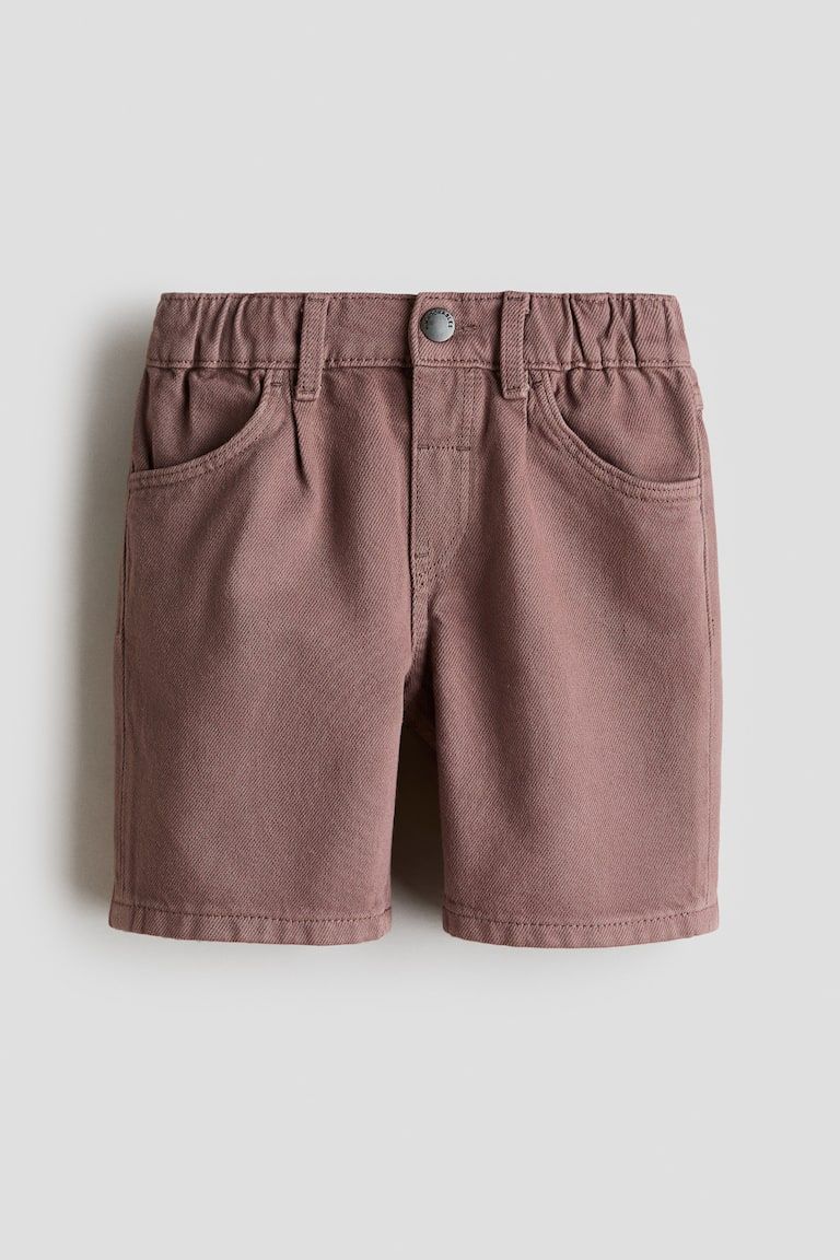 Knee-length Denim Shorts