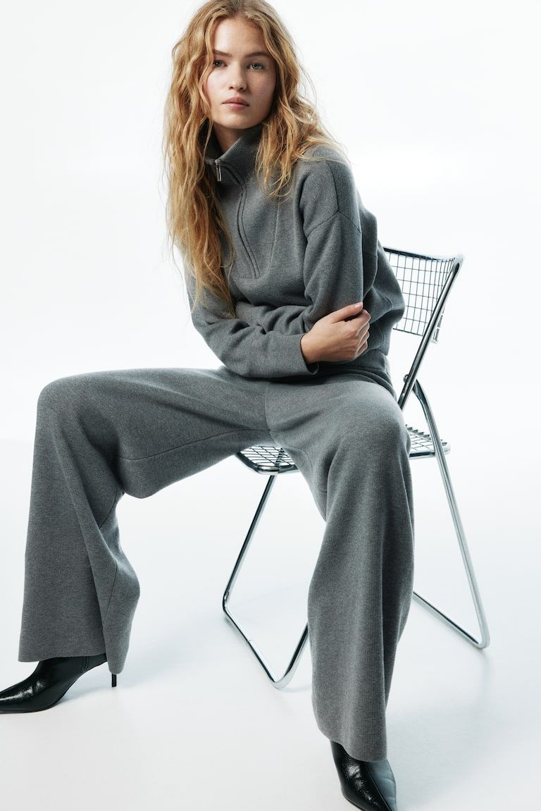 Knit Drawstring Pants