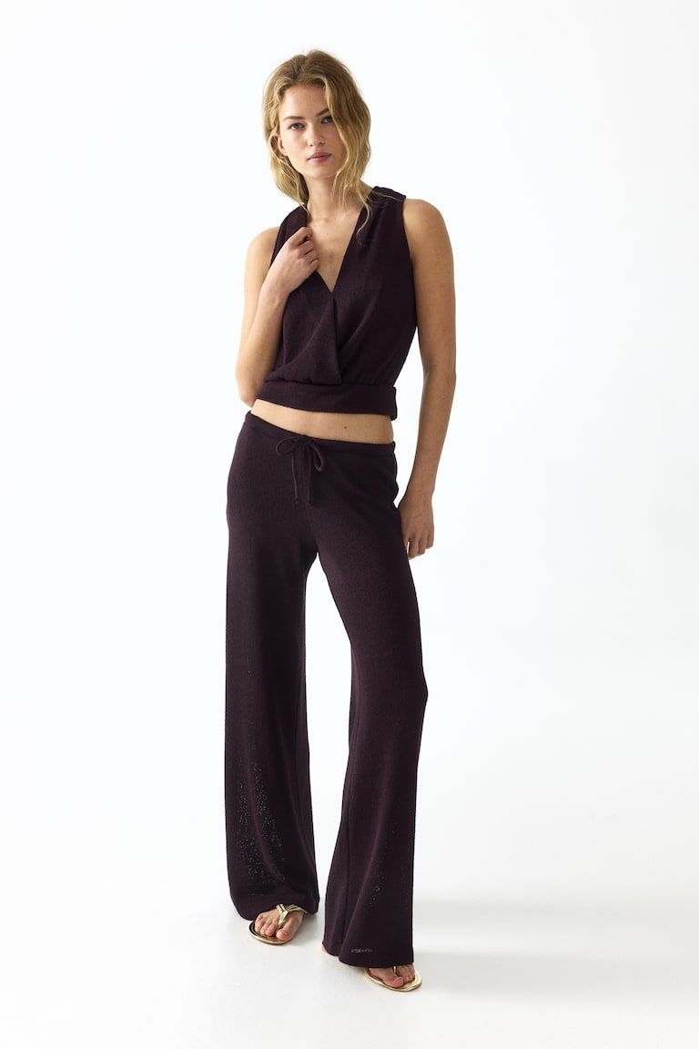 Knit Drawstring Pants