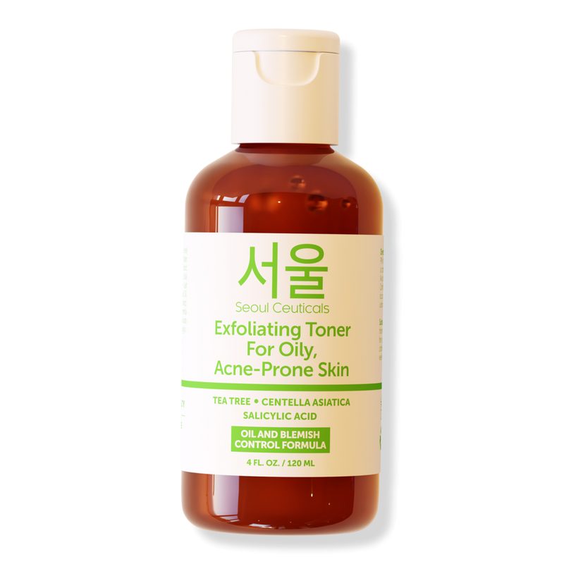 Korean Skin Care Exfoliating Toner for Oily, Acne-Prone Skin