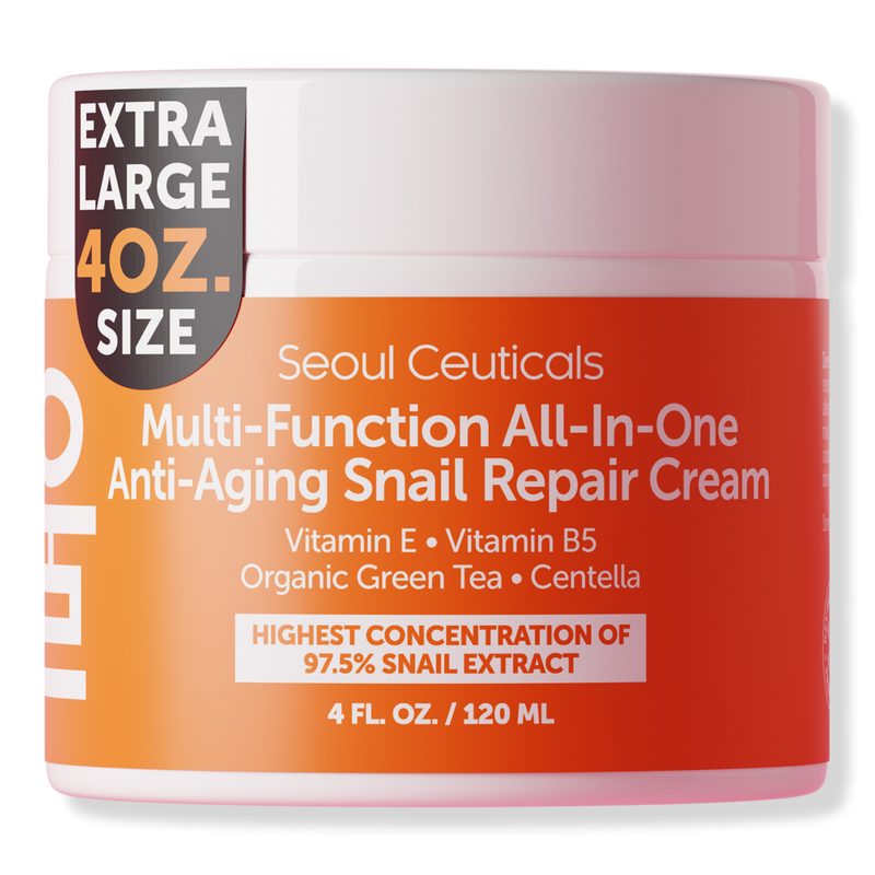 Korean Skin Care Multi-Function All-In-One Anti-Aging Snail Repair Cream - 4 oz