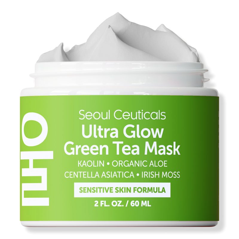 Korean Skin Care Ultra Glow Green Tea Mask