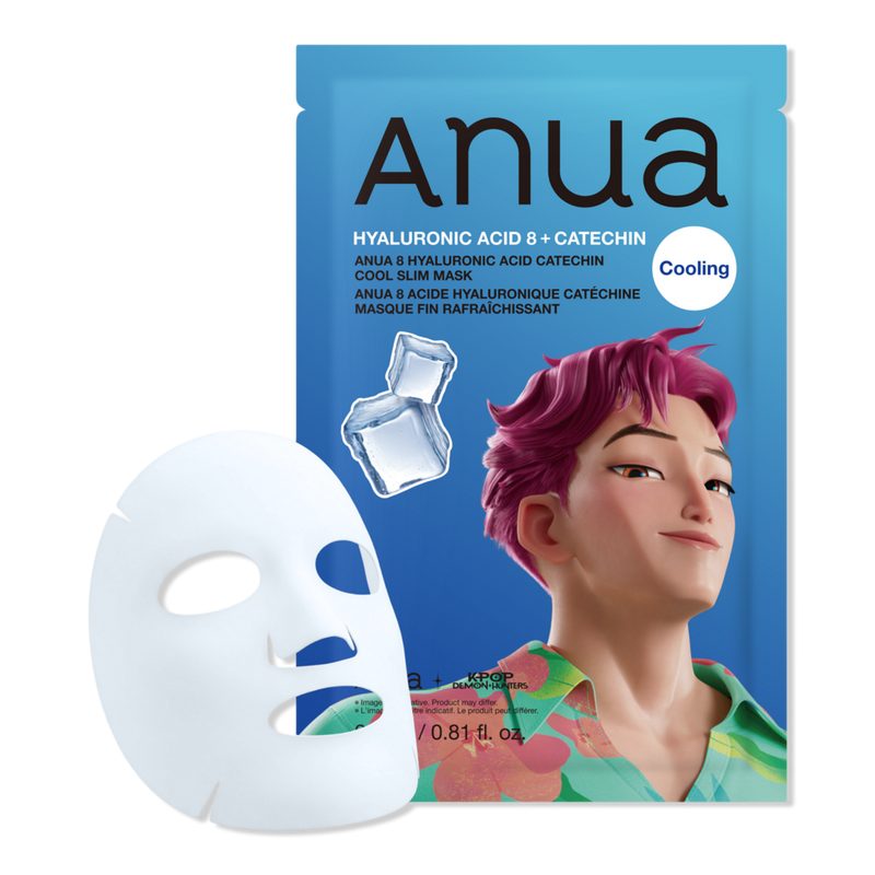 KPop Demon Hunters 8 Hyaluronic Acid Catechin Cool Slim Mask