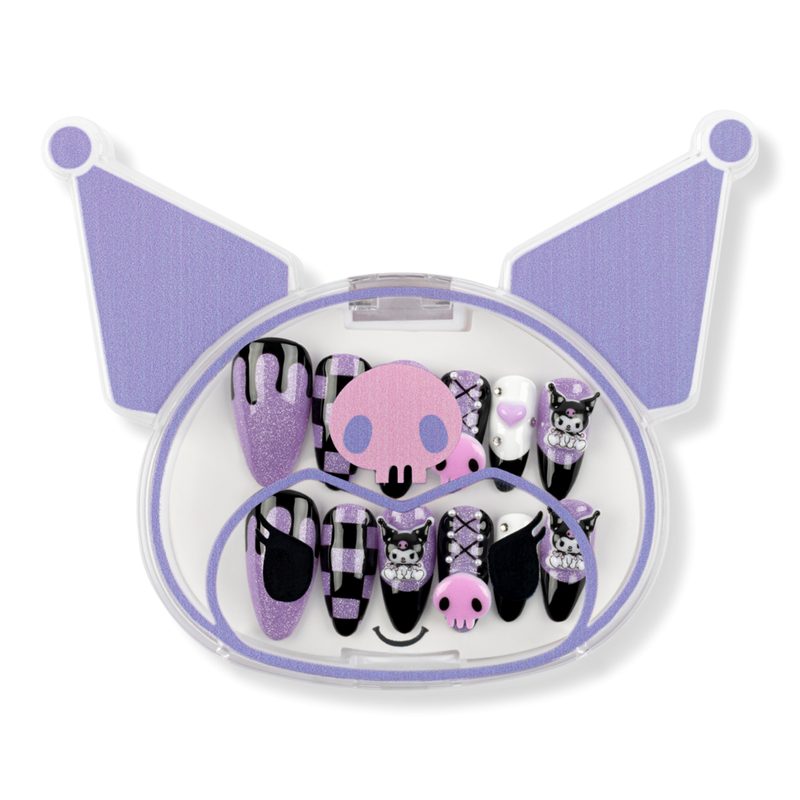 Kuromi Almond Nails