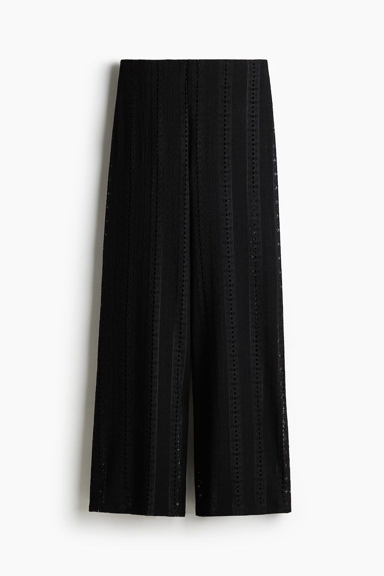 Lace Jersey Pants