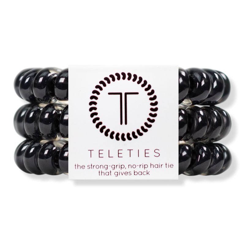 Large Hair Ties - Jet Black