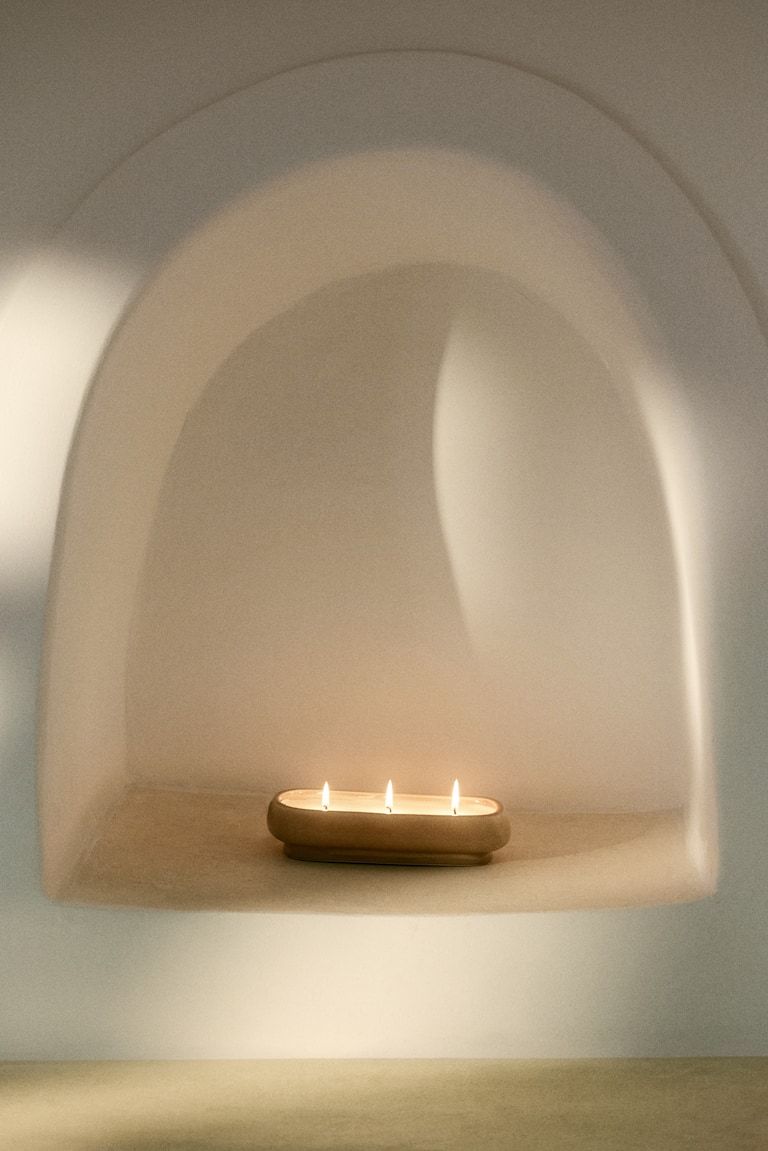 Large Herbal-Scented Candle