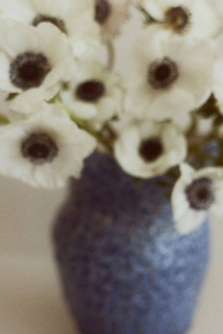 Large Ocean-Inspired Stoneware Vase