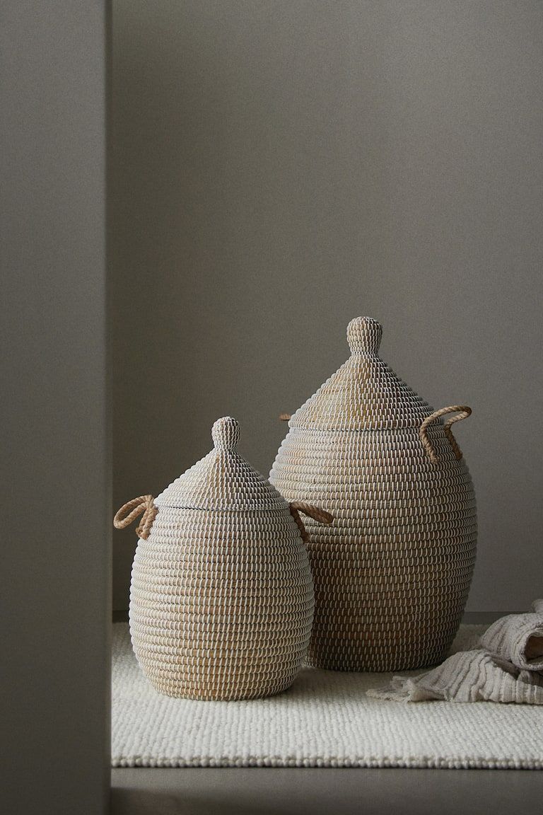 Large Storage Basket with Lid
