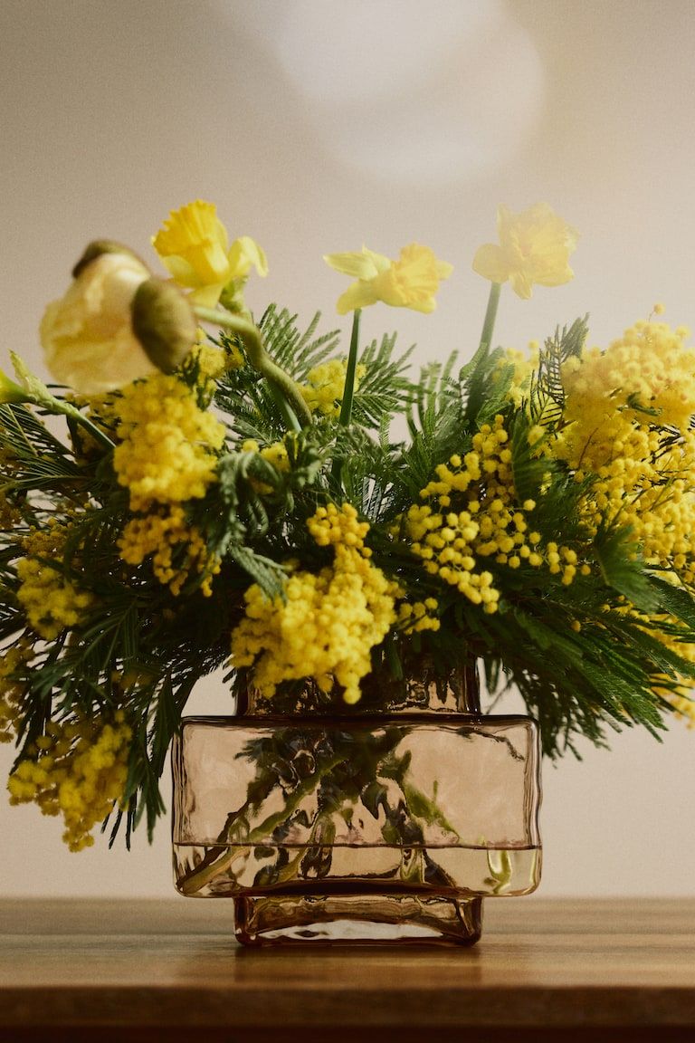 Large Textured-Glass Vase