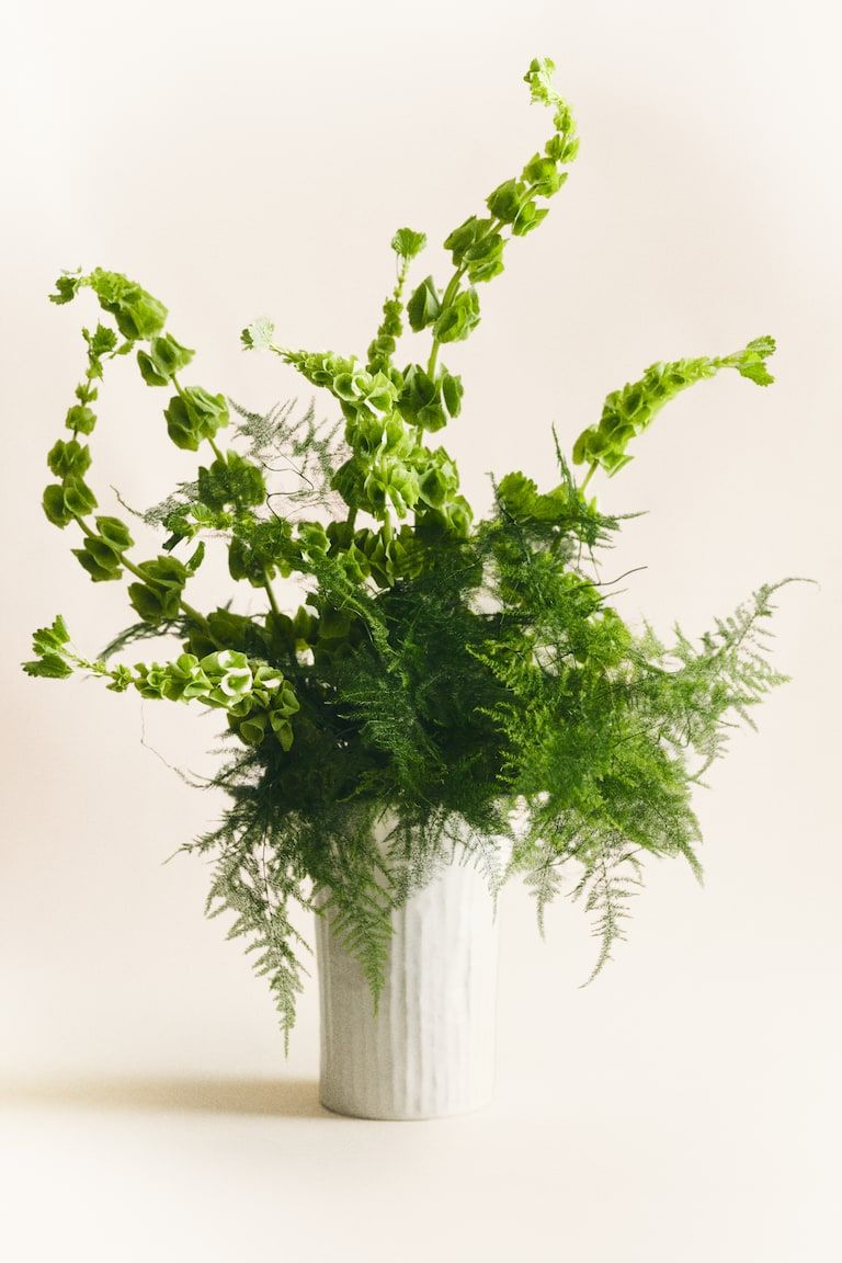 Large textured stoneware vase
