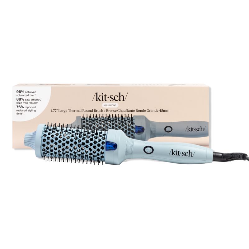 Large Thermal Round Brush - Haze Blue