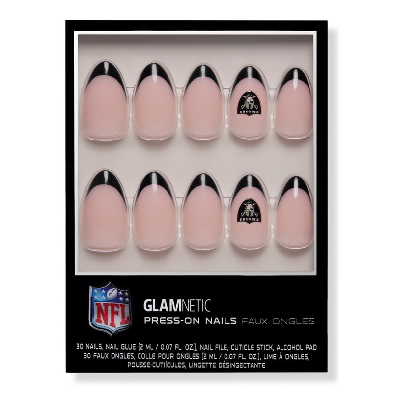 Las Vegas Raiders Press-On Nails - Las Vegas Raiders