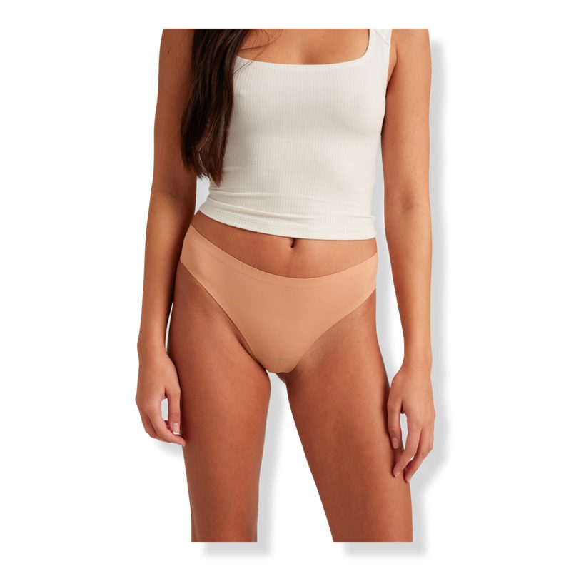 Leakproof Seamless Thong - XS-Smooth Terracotta